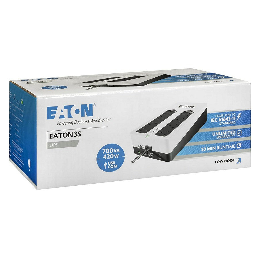 Eaton 3S 700 B 3S Gen2 Desktop UPS (420W/700VA) 3S700B