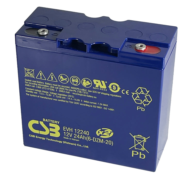 CSB EVH12240 Battery 12v 24Ah