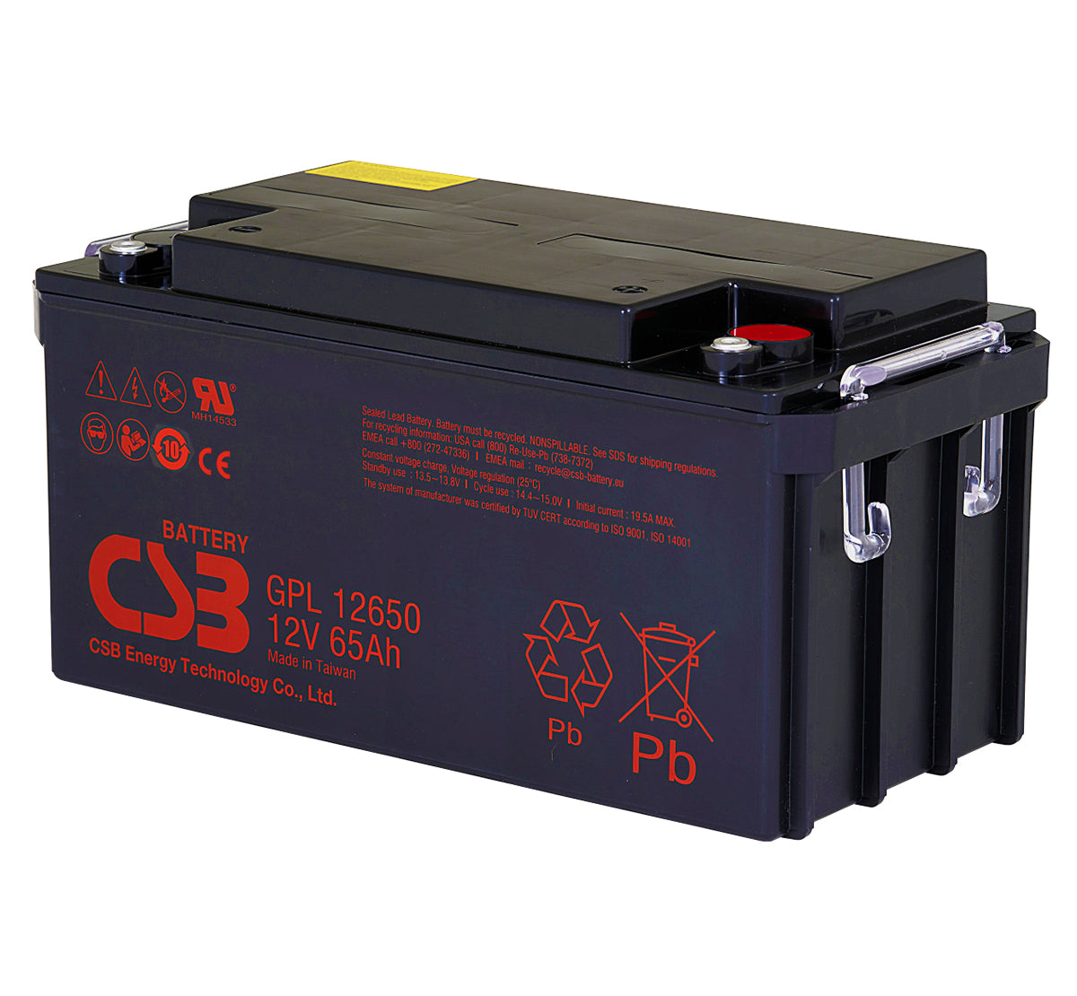 CSB GPL12650 battery 12V 65Ah