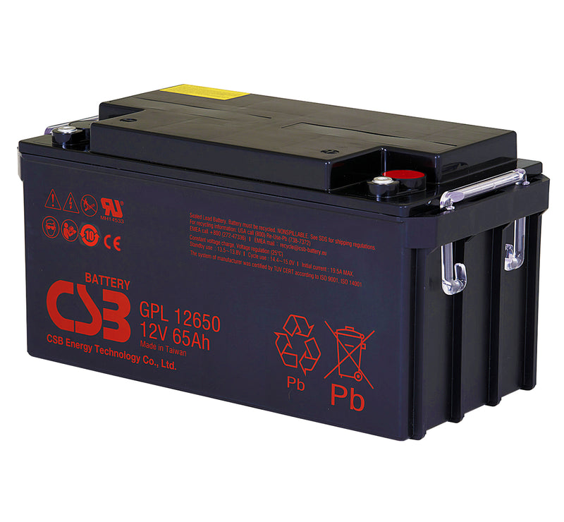 CSB GPL12650 battery 12V 65Ah