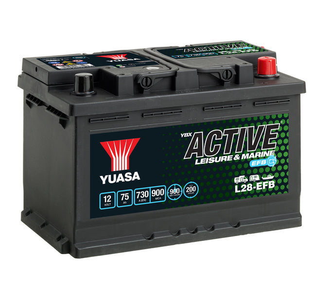 Yuasa L28-EFB YBX Active Leisure Battery