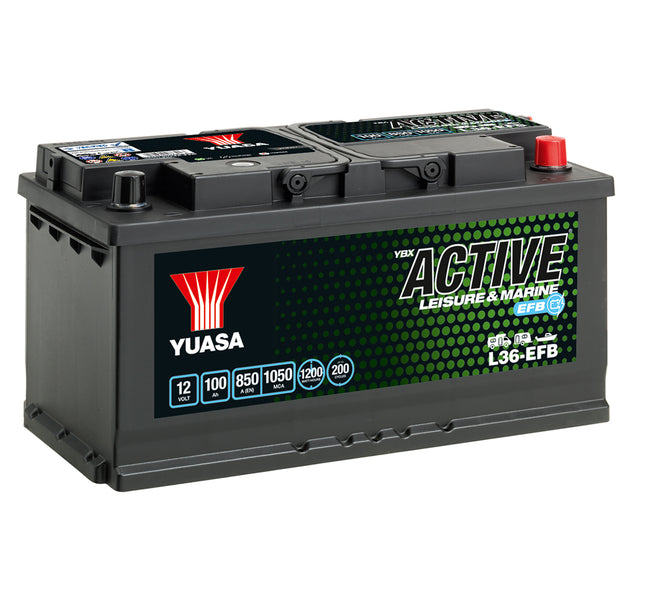 Yuasa L36-EFB YBX Active Leisure Battery