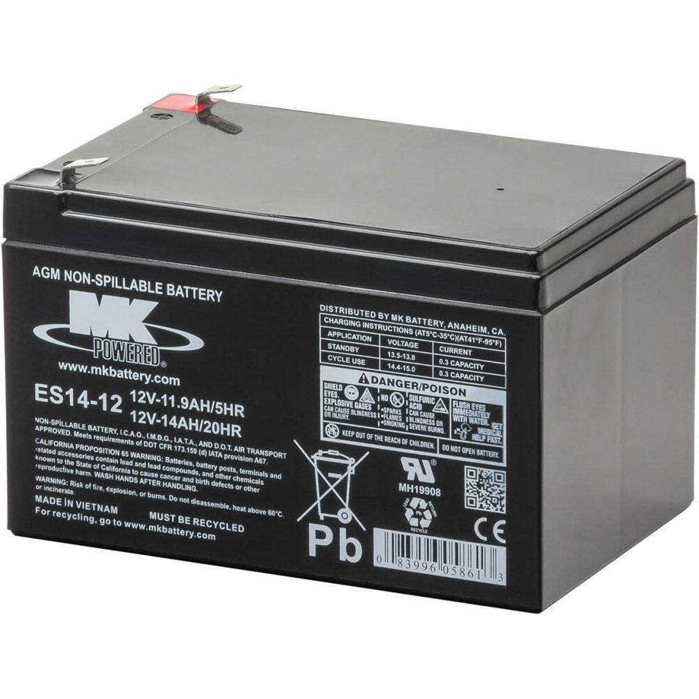 es14-12 battery colour black
