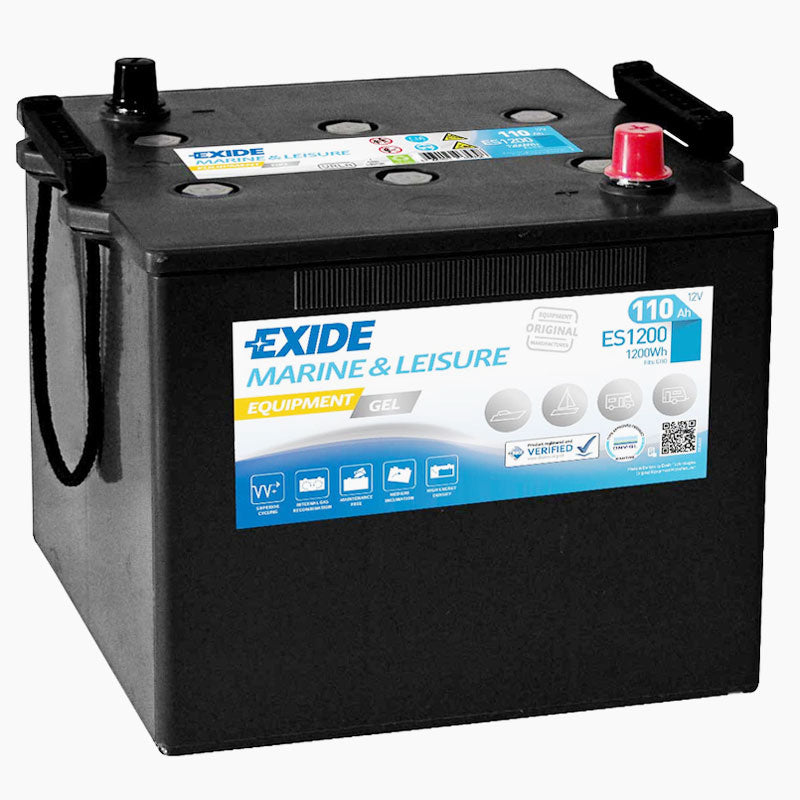 Exide ES1200 (G110) 12V 110Ah Lead Gel Battery VRLA