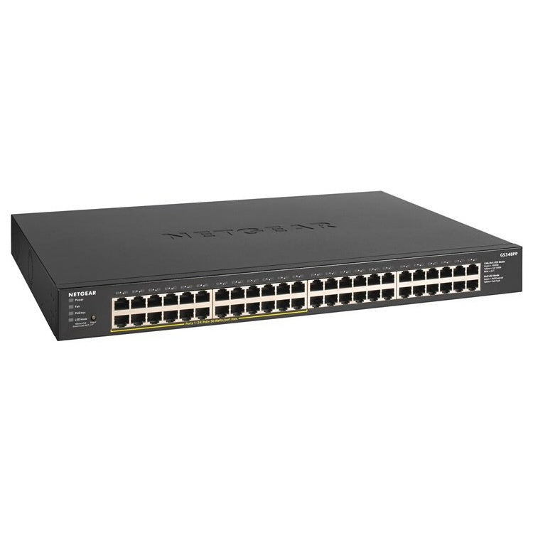 Netgear GS348PP 48 Port Gigabit Ethernet Switch Unmanaged