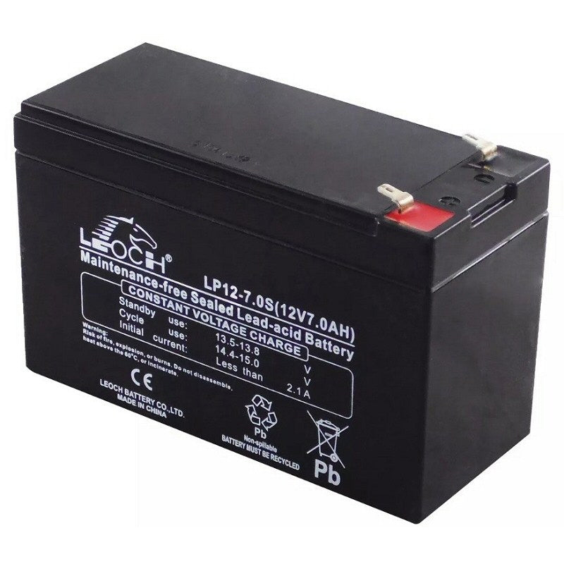 Leoch LP12-7.0 12v 7Ah Battery