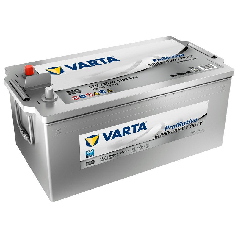 N9 Varta Promotive Super Heavy Duty Battery 12V 225Ah 725 103 115 (625SHD)