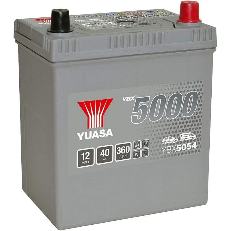 Yuasa YBX5054 Car Battery 12V 40Ah 360A Yuasa 054
