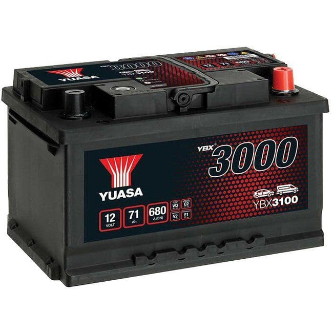 100 Car Battery YBX3100 12V 71Ah 680A Yuasa