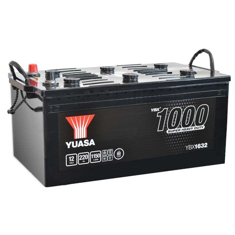 625SHD 12V 220Ah 1150A Yuasa Cargo Super Heavy Duty Battery YBX1632