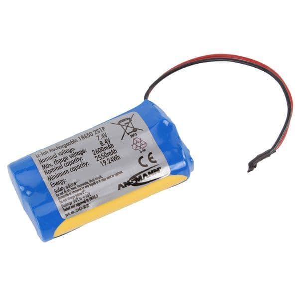 Ansmann 2447-3030-01 Battery Pack Li-ion 2S1P 7.4V 2600mAh