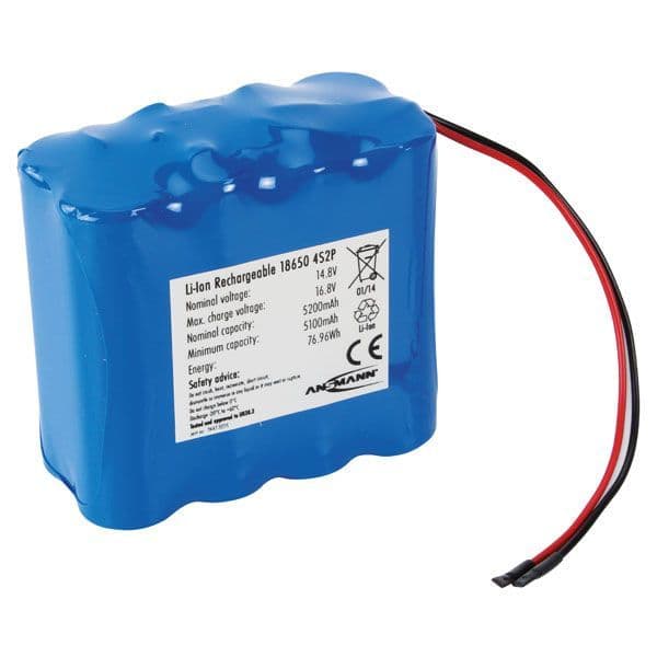 Ansmann 2447-3035-01 Battery Pack Li-ion 4S2P 14.8V 5200mAh