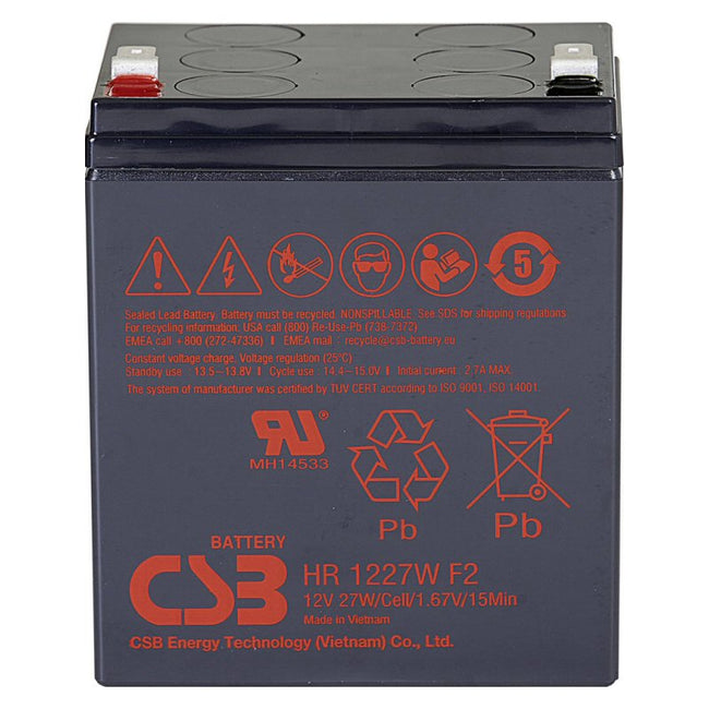 CSB HR1227W F2 Battery 12v 27w