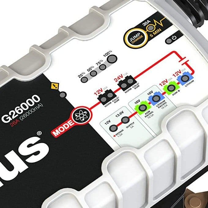 NOCO Genius G26000UK 12V and 24V 26 Amp Pro-Series Smart Battery Charger and Maintainer