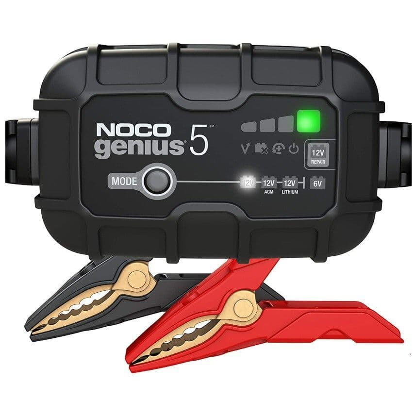 Noco Genius5 5 Amp Smart Battery Charger, Maintainer, and Desulfator