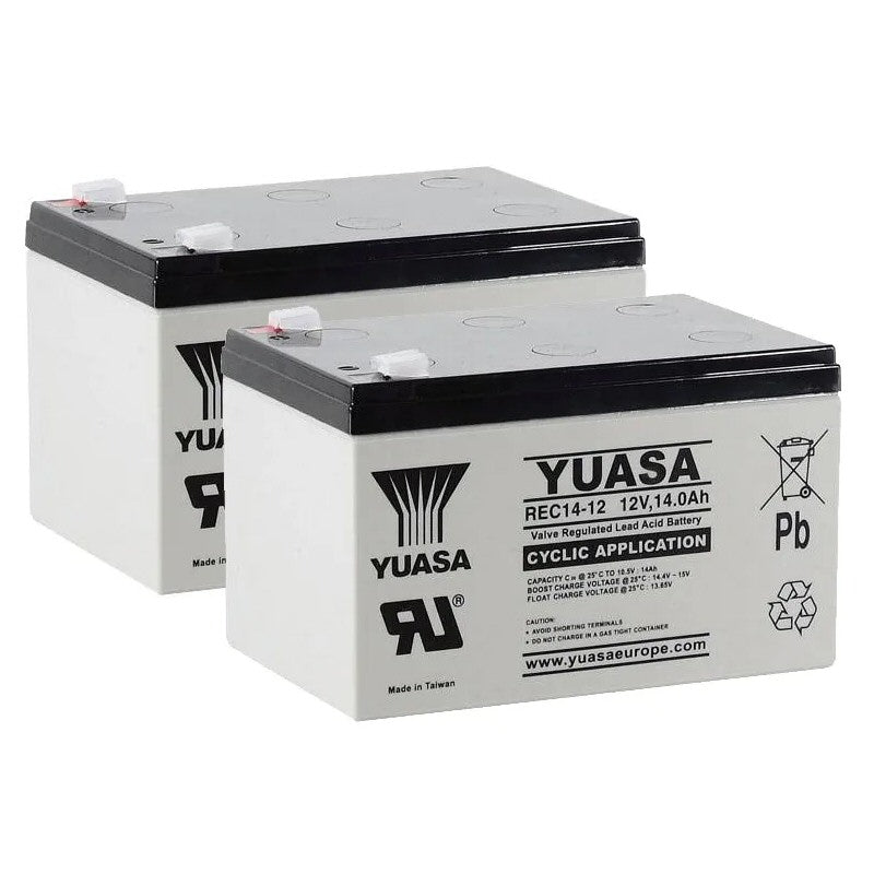 12v 14Ah Mobility Scooter Batteries | 2 Pack