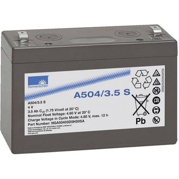 Sonnenschein A504-3.5S NGA50403D5HS0SA Gel 4v 3.5Ah Battery