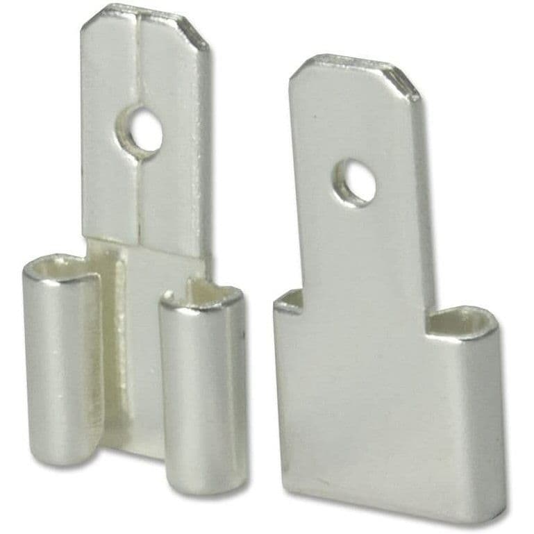 Terminal Converters - 6.3mm Female to 4.7mm Male | 2 Pack