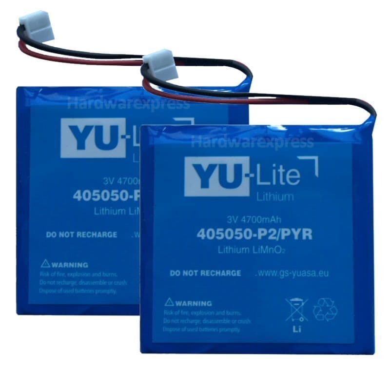 Yuasa 405050-P2-PYR-X2 for Pyronix Deltabell - Keypad 3 Volt Lithium Battery