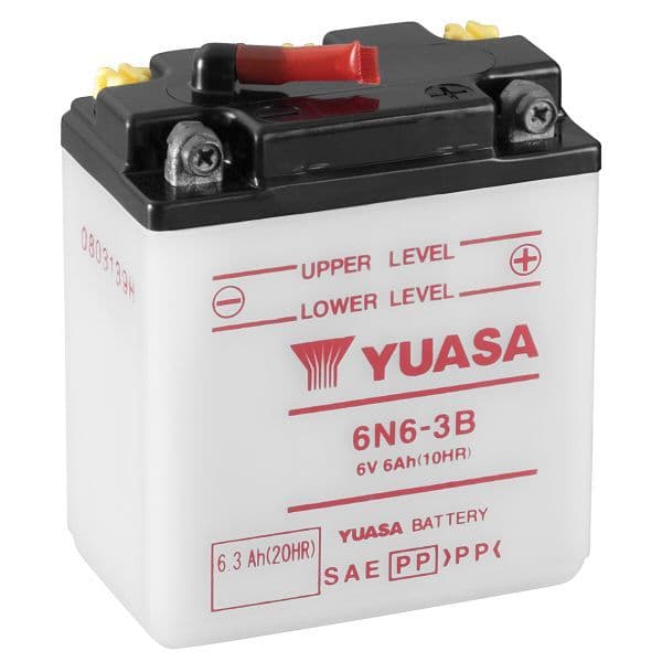 Yuasa 6N6-3B Motorcycle Battery