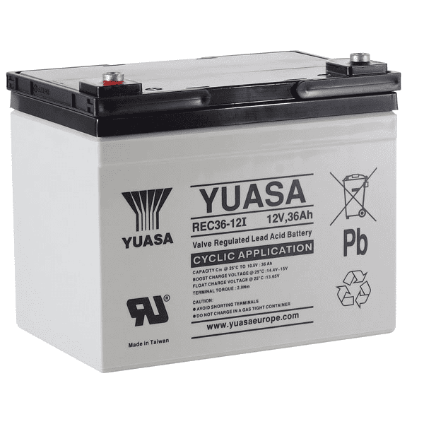 Yuasa REC36-12 Battery 12v 36Ah