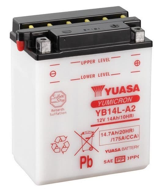 Yuasa YB14L-A2 Motorcycle Battery