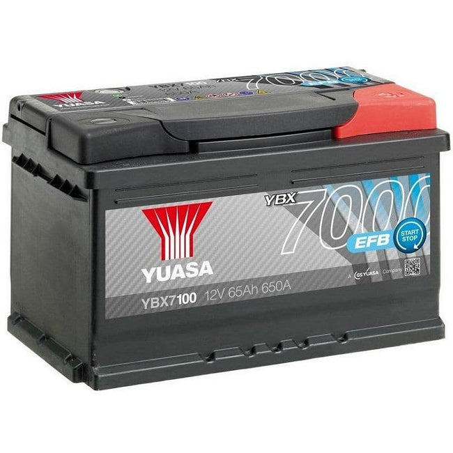 Yuasa YBX7100 EFB Start Stop Car Battery 12V 65Ah 650A