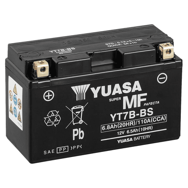 Yuasa YT7B-BS Motorcycle Battery