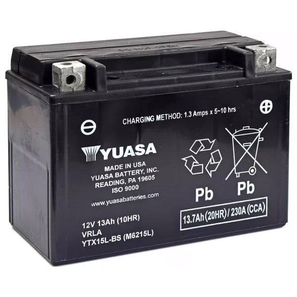 Yuasa YTX15L-BS Motorcycle Battery