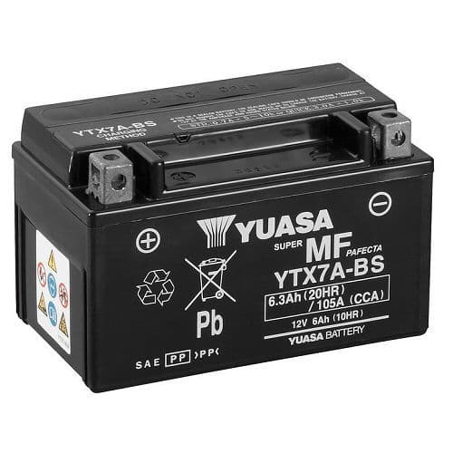 Yuasa YTX7A-BS Motorcycle Battery