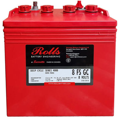 8 FS GC Rolls FS 8V 155AH (8FS155) 8-LC-GC, US8VGC, T875