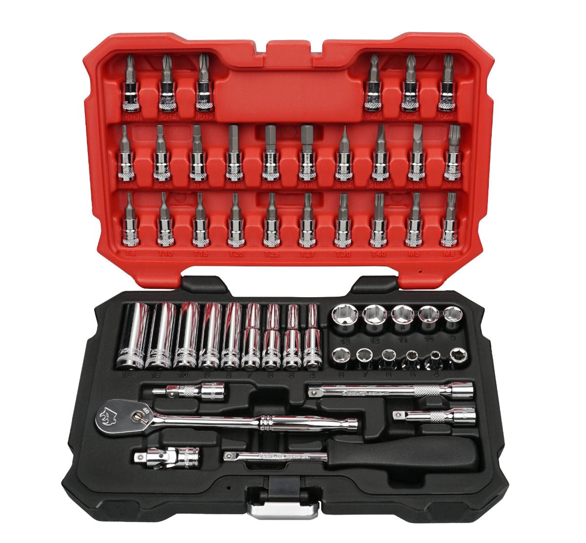 Socket Set 1/4" Master Set 52 Pc Sockets Deep and Standard BOXO