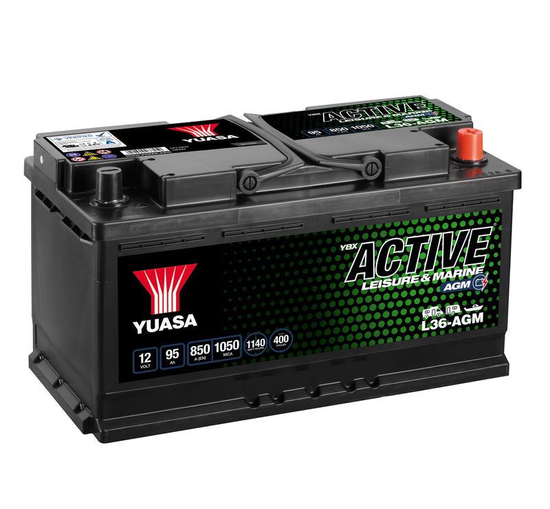 Yuasa L36-AGM YBX Active Leisure Battery