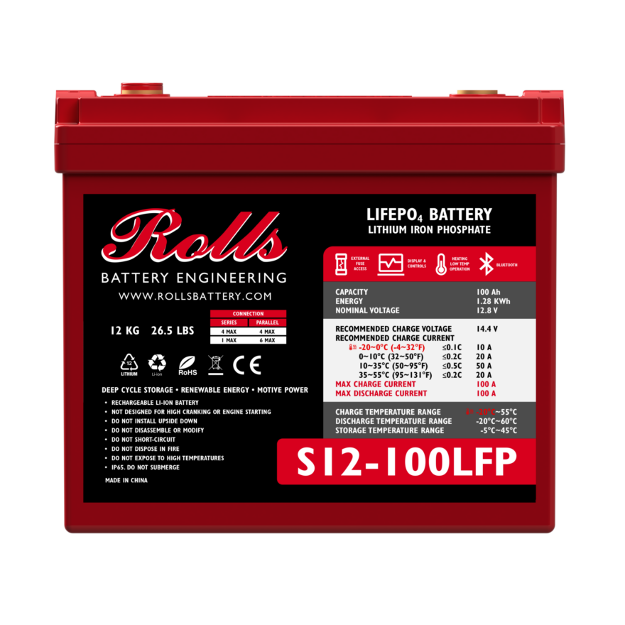 Rolls S12-100LFP Battery
