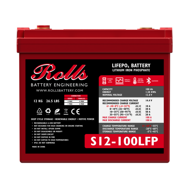 Rolls S12-100LFP Battery