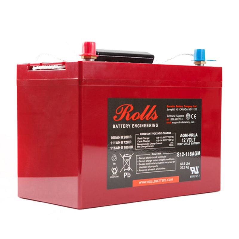 Rolls 12V S12-116AGM Deep Cycle Battery