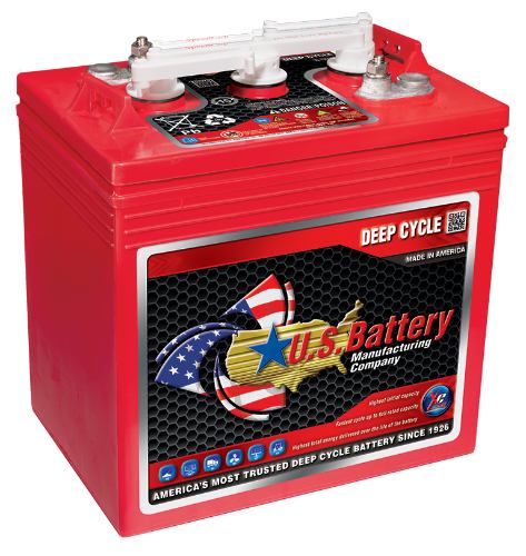 US125 U.S. Deep Cycle Battery 6V 242Ah