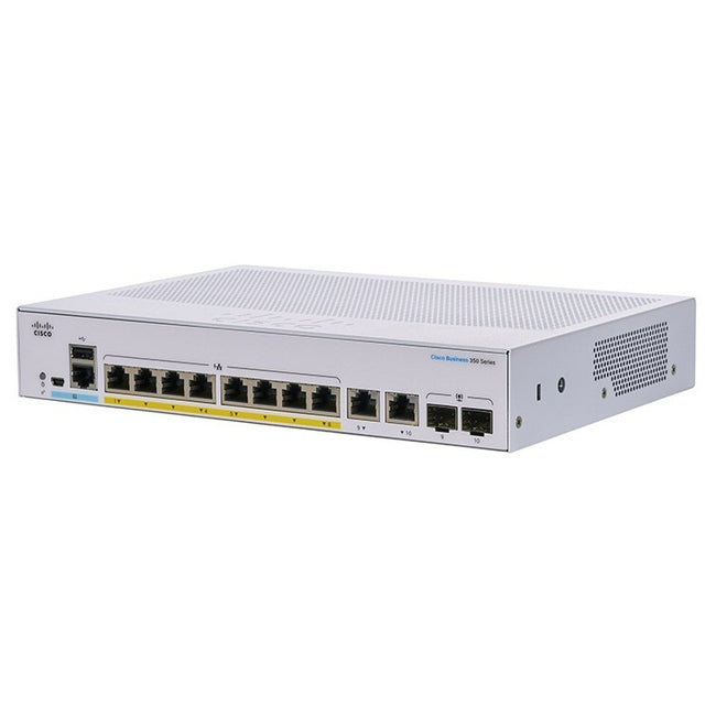 Cisco CBS350-8P-E-2G-UK 8-Port L3 GE Managed PoE Switch