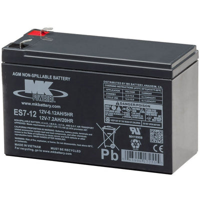 es7-12 12v 7ah mk battery