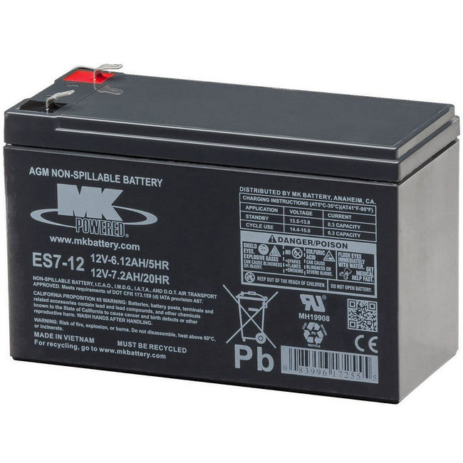 es7-12 12v 7ah mk battery