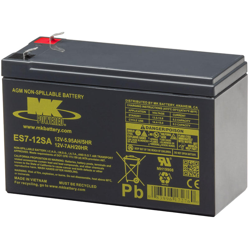 ES7-12SA 12v 7Ah MK Battery