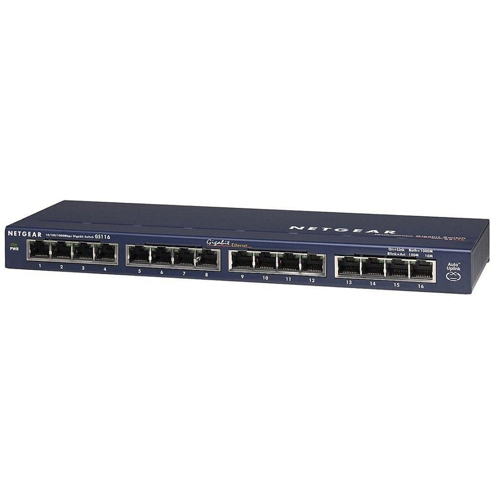 Netgear GS116 16 Port Gigabit Ethernet Switch