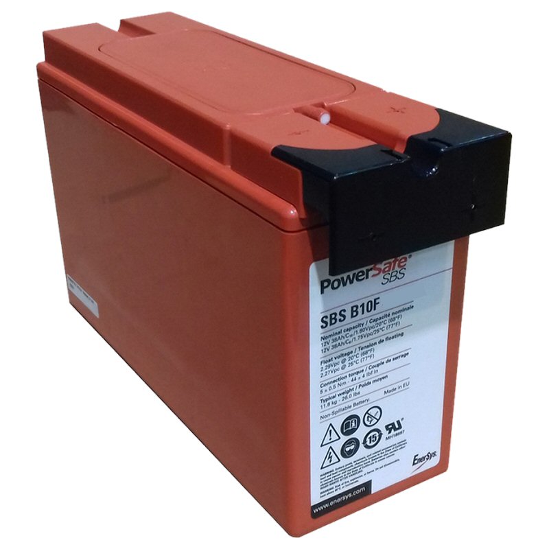 EnerSys PowerSafe SBS-B10F Battery 12V 38Ah Front Terminal