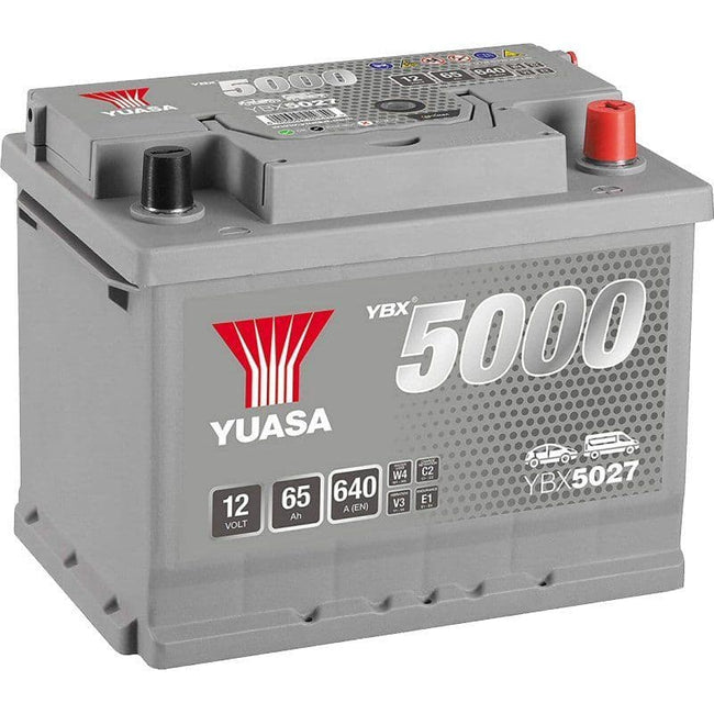 027 Car Battery YBX5027 12V 65Ah 640A Yuasa Replaces HSB027