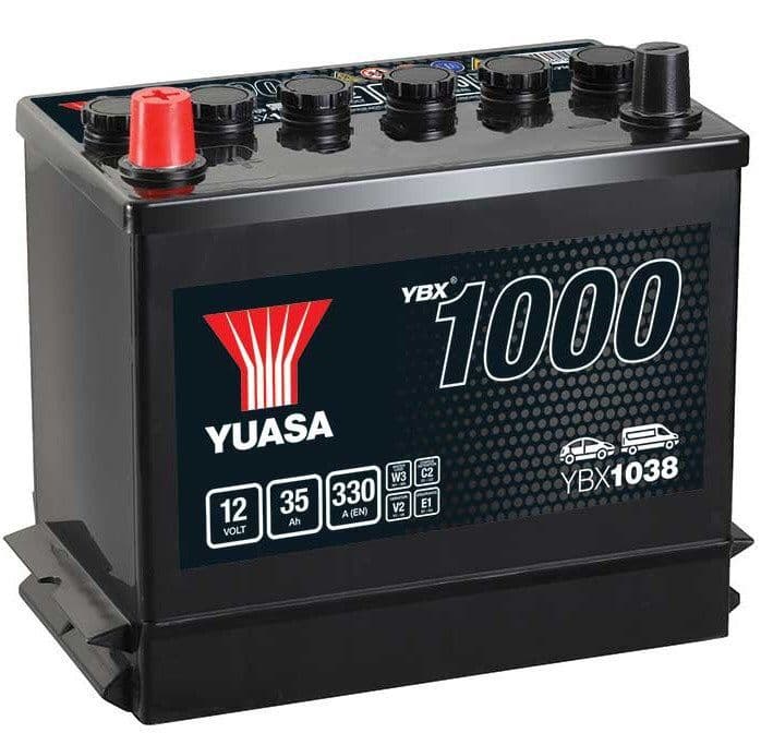 038 Car Battery Yuasa YBX1038 - Replaces HB038