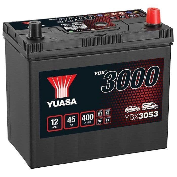 053 Car Battery YBX3053 12V 45Ah 400A Yuasa Replaces HB053