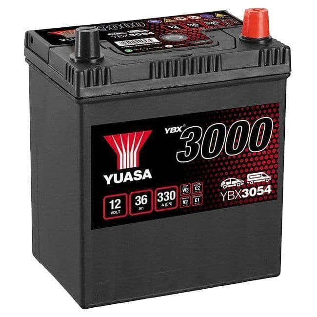 054 Car Battery YBX3054 12V 36Ah 330A Yuasa Replaces HB154