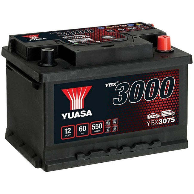 075 Car Battery YBX3075 12V 60Ah 550A Yuasa