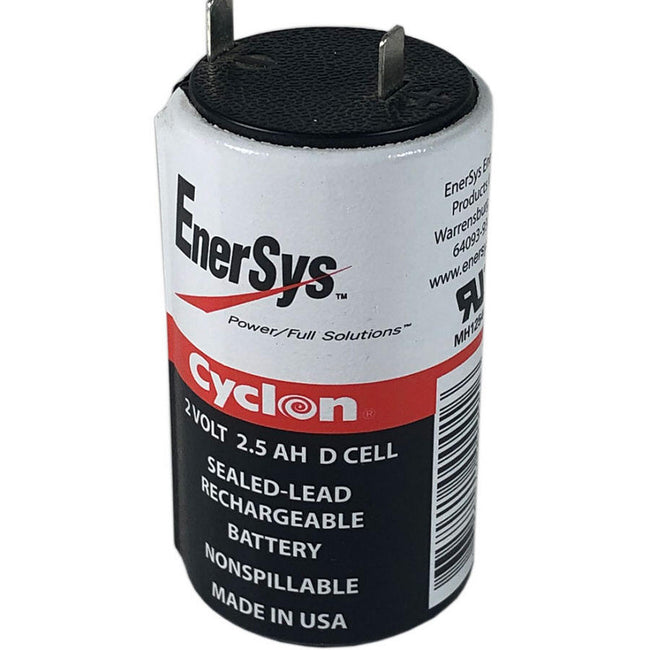 Enersys 0810-0004 Cyclon 2V 2.5Ah D Cell Battery