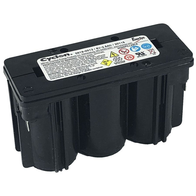 Enersys Hawker 0819-0012 Cyclon 6V 2.5Ah Monobloc Battery